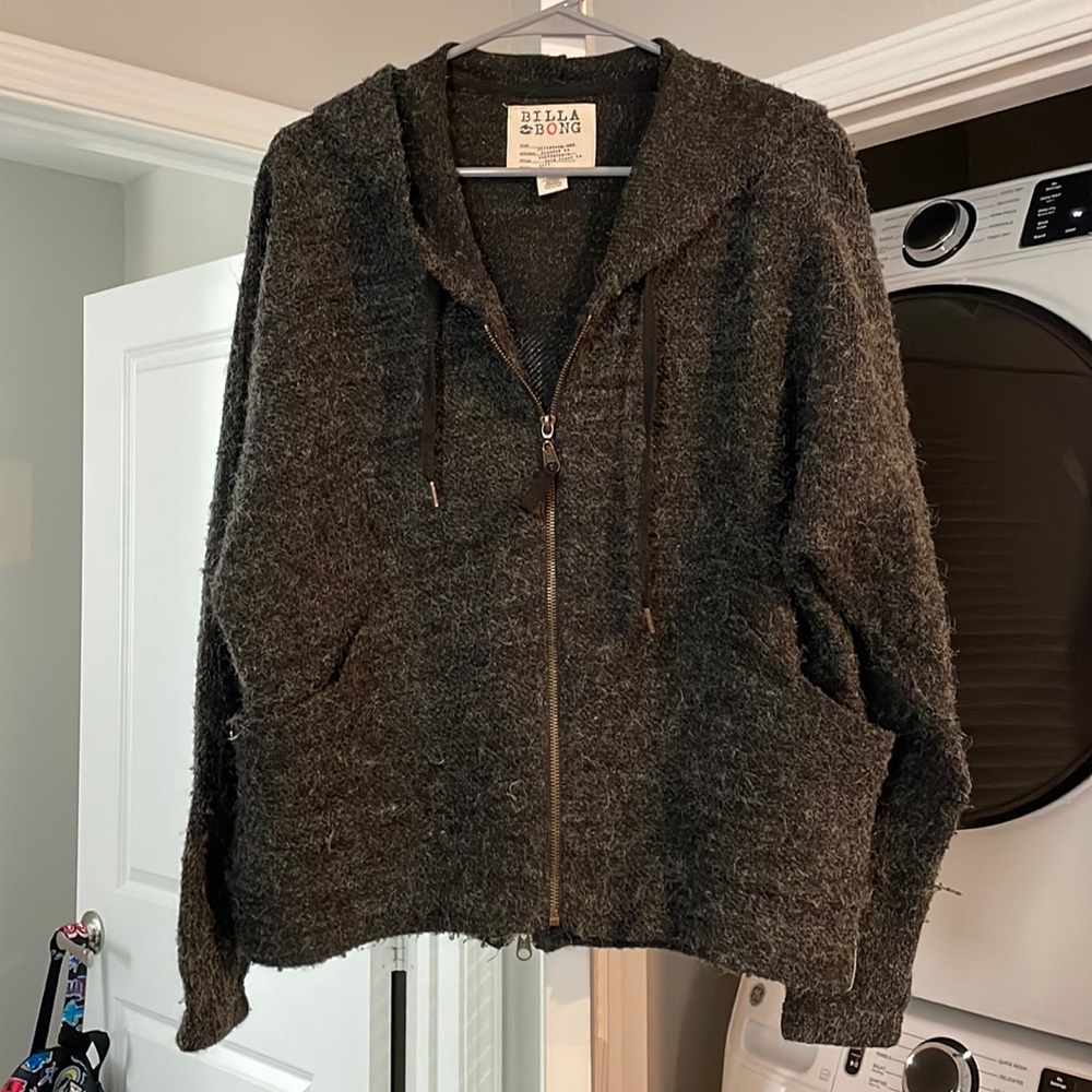 Dark grey billa bong hoodie M